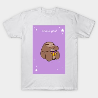 "Thank You" Djembe Sloth T-Shirt